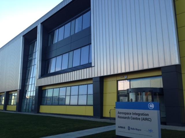 A visit to the Aerospace Integration research Centre in Cranfield, England 